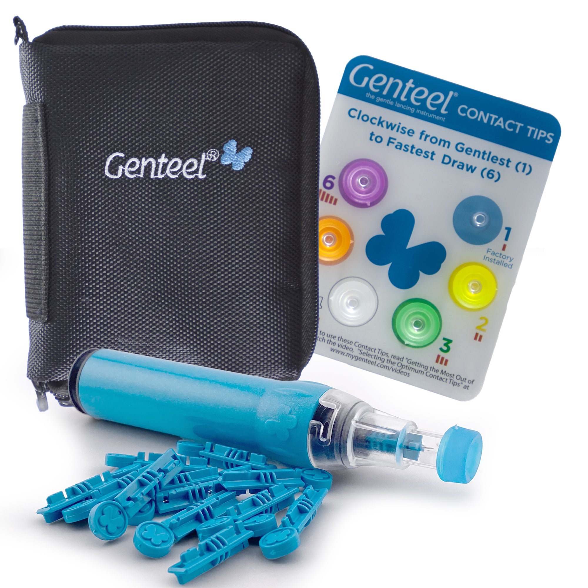 Genteel Plus Kit - Personal Lancing Device